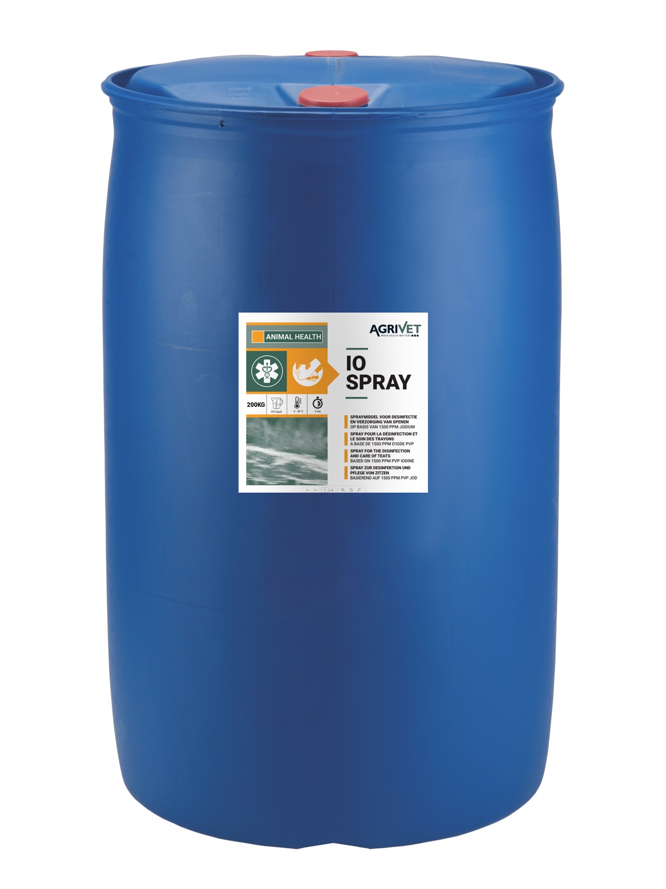 Agrivet Io Spray 200KG NlFrEnDe