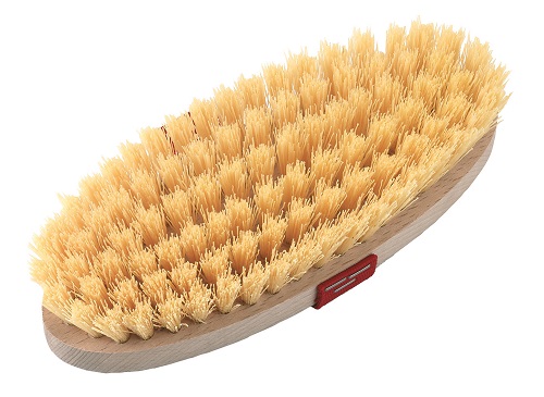 Koeborstel nylon met handriem