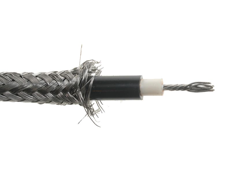 Grondkabel 10m, HS-Kabel met RVS/INOX
