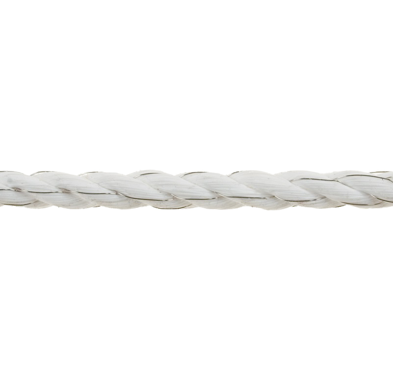 Tiptop koord, wit, 200m, 6mm, PE-MONO