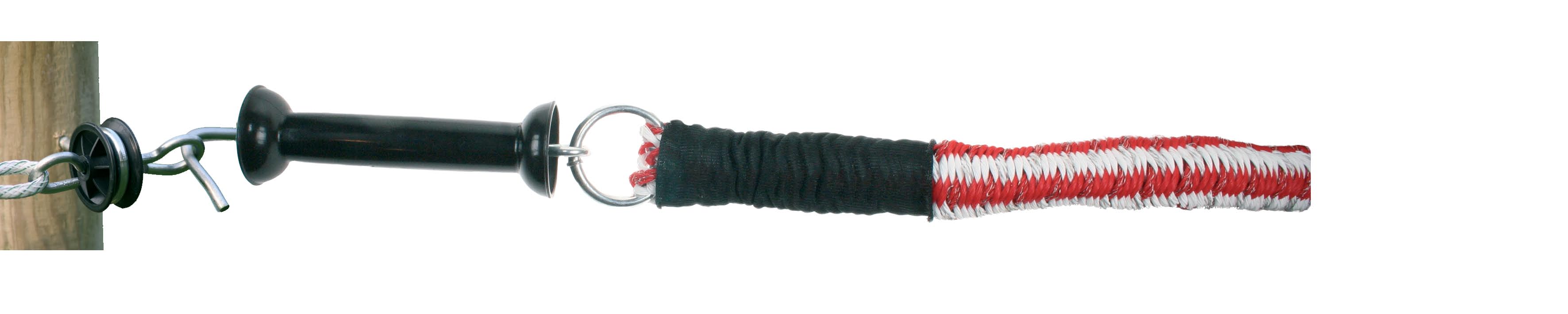Poortset met elastische kabel, rood-wit