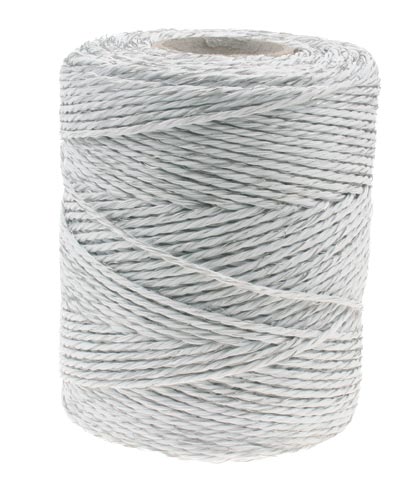 Draad wit, ca. 500mtr, 3mm 24 PE + 9