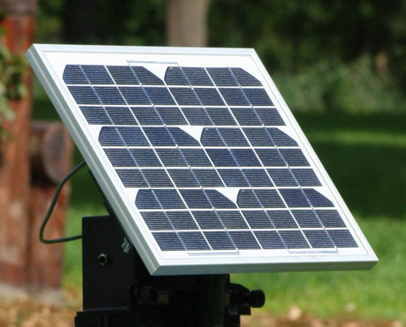 Zonnepaneel 10 watt, incl. laadunit