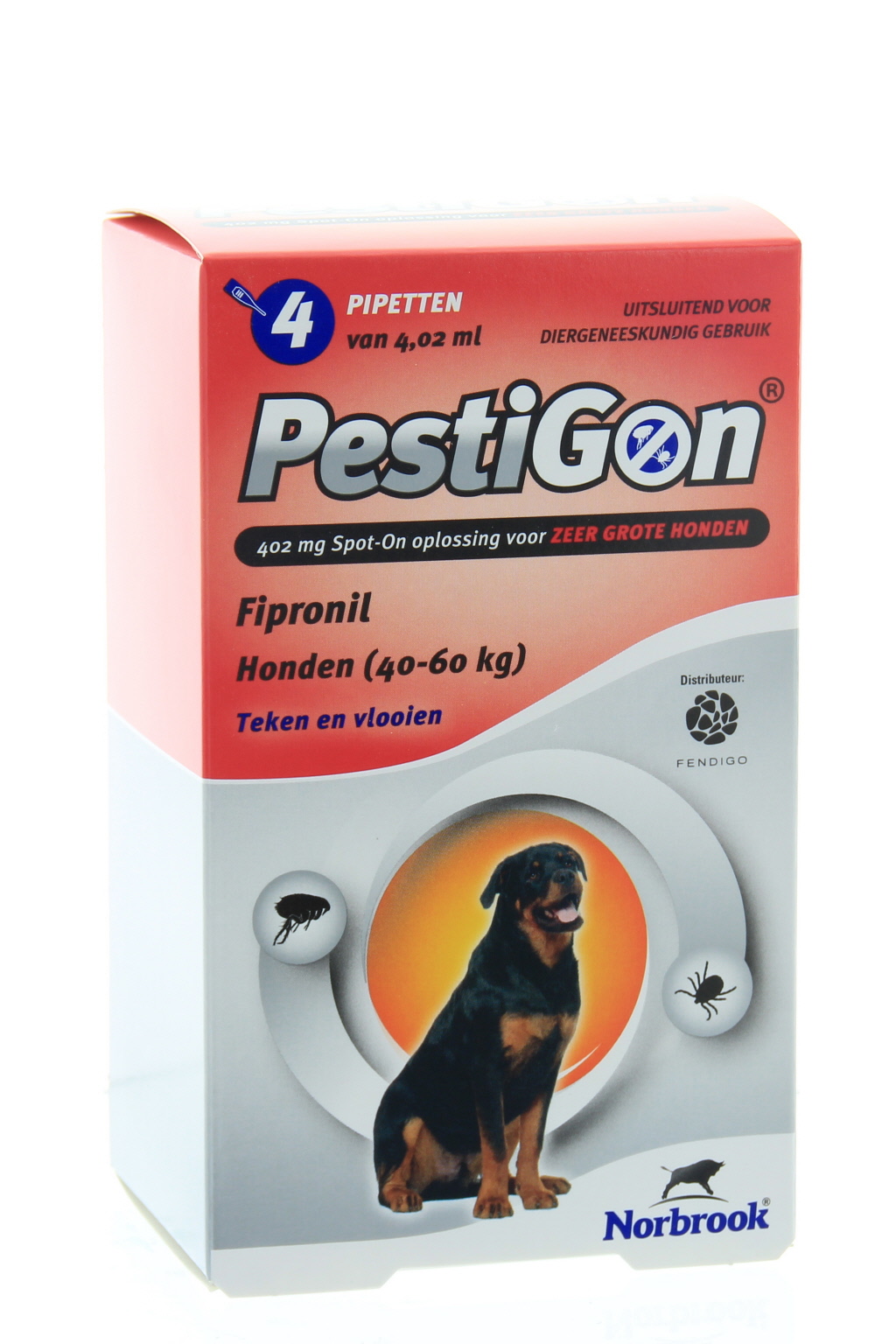 Pestigon Hond XL (40-60kg), 4pip. REGNL