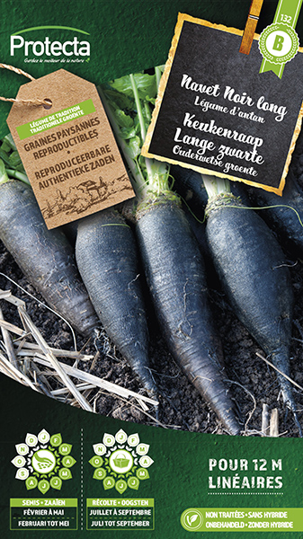 Keukenraap Lange zwarte
