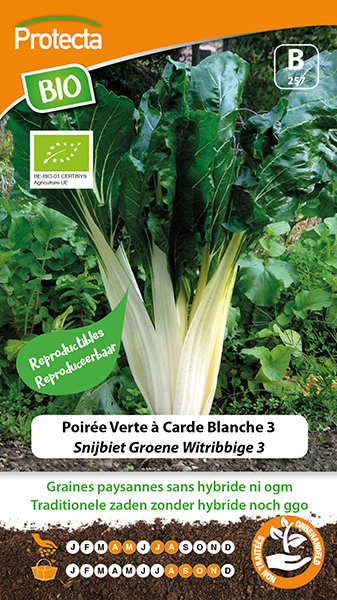 Snijbiet Groene Witribbige 3 FR-BIO-15
