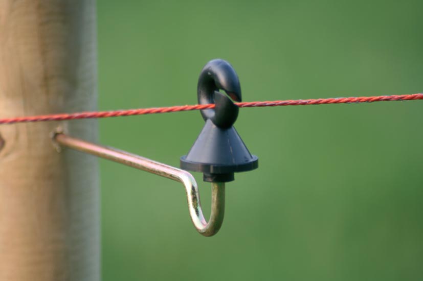 Afstandringisolator draad, 20cm, 10st