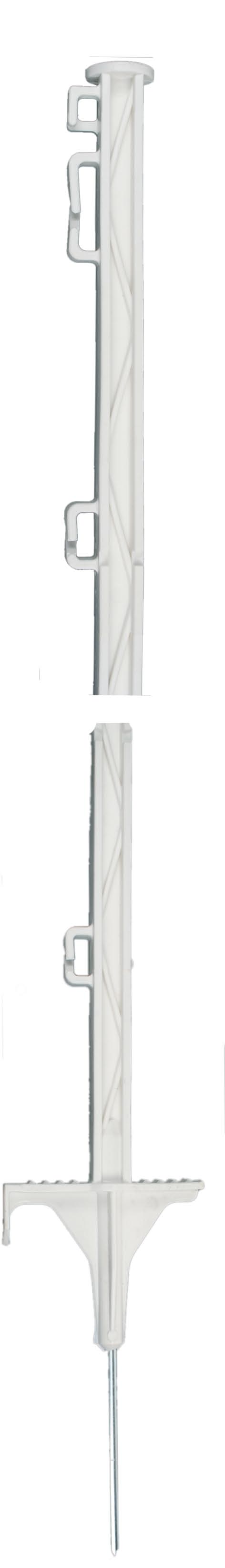 Palen kuntstof wit, 160cm