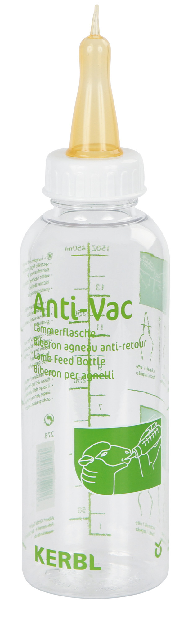 Lammerenfles Anti-Vac incl. speen 450ml