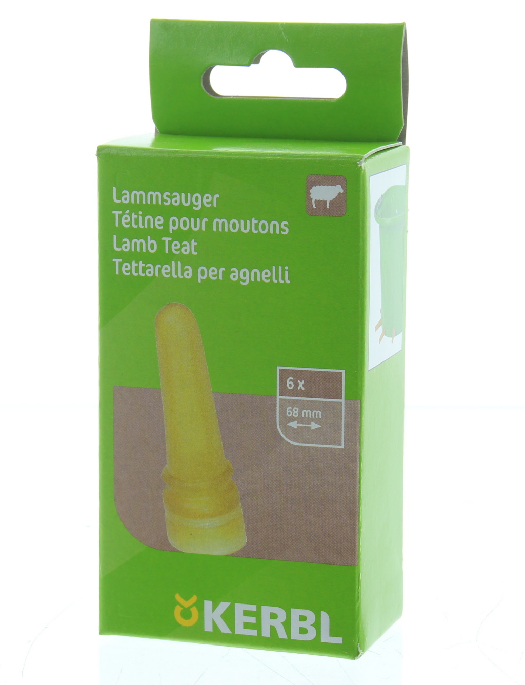 Lammerenbarspenen bruin, 6st