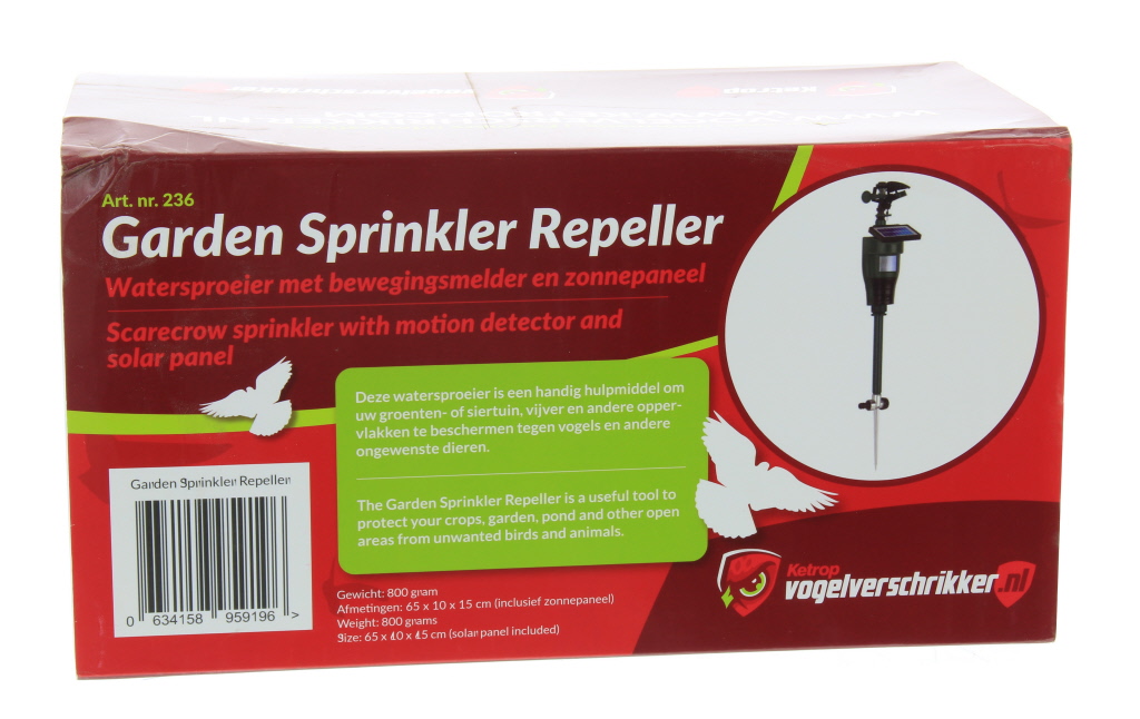 WATERSPROEIER MET BEWEGINGSMEL.SOLAR