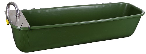 Voertrog lang met vlotter 100cm, 42L