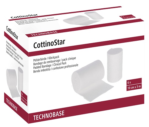 Verbandwatten CottinoStar 10cm/3m 6 rol