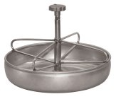 Voederkom biggen RVS 25cm