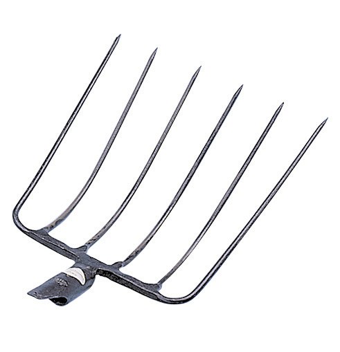 Masvork staal z/ steel 6-tands