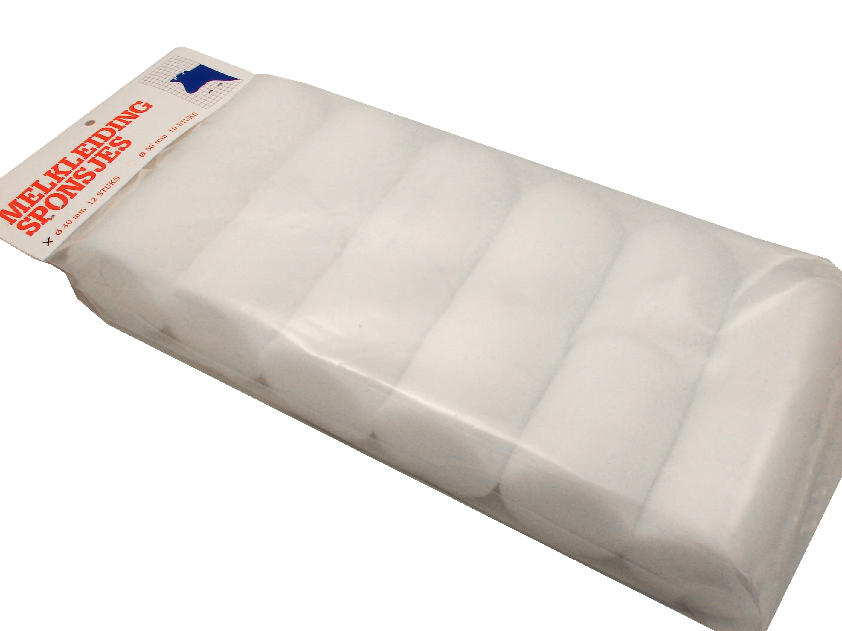 Melkleiding sponsjes 40mm, 12st