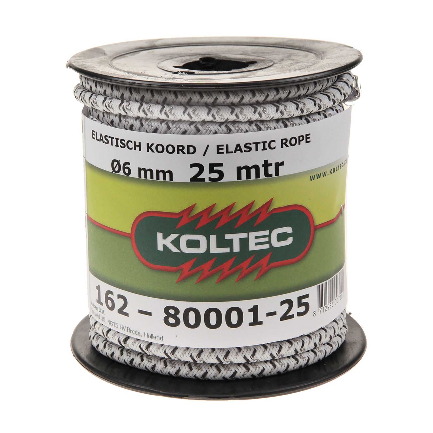 Koord elastisch, rol met 25m