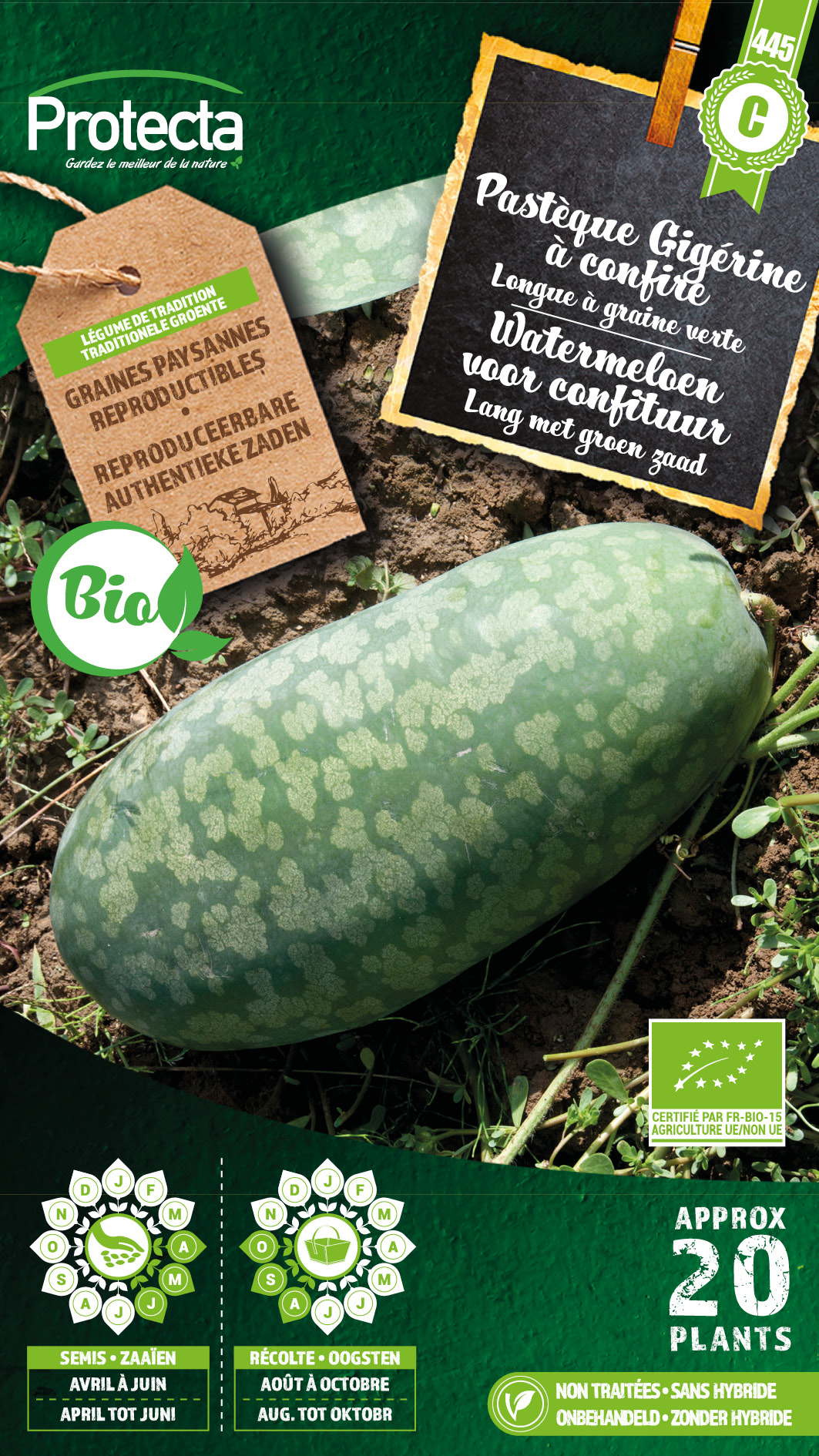 Watermeloen voor confituur FR-BIO-15
