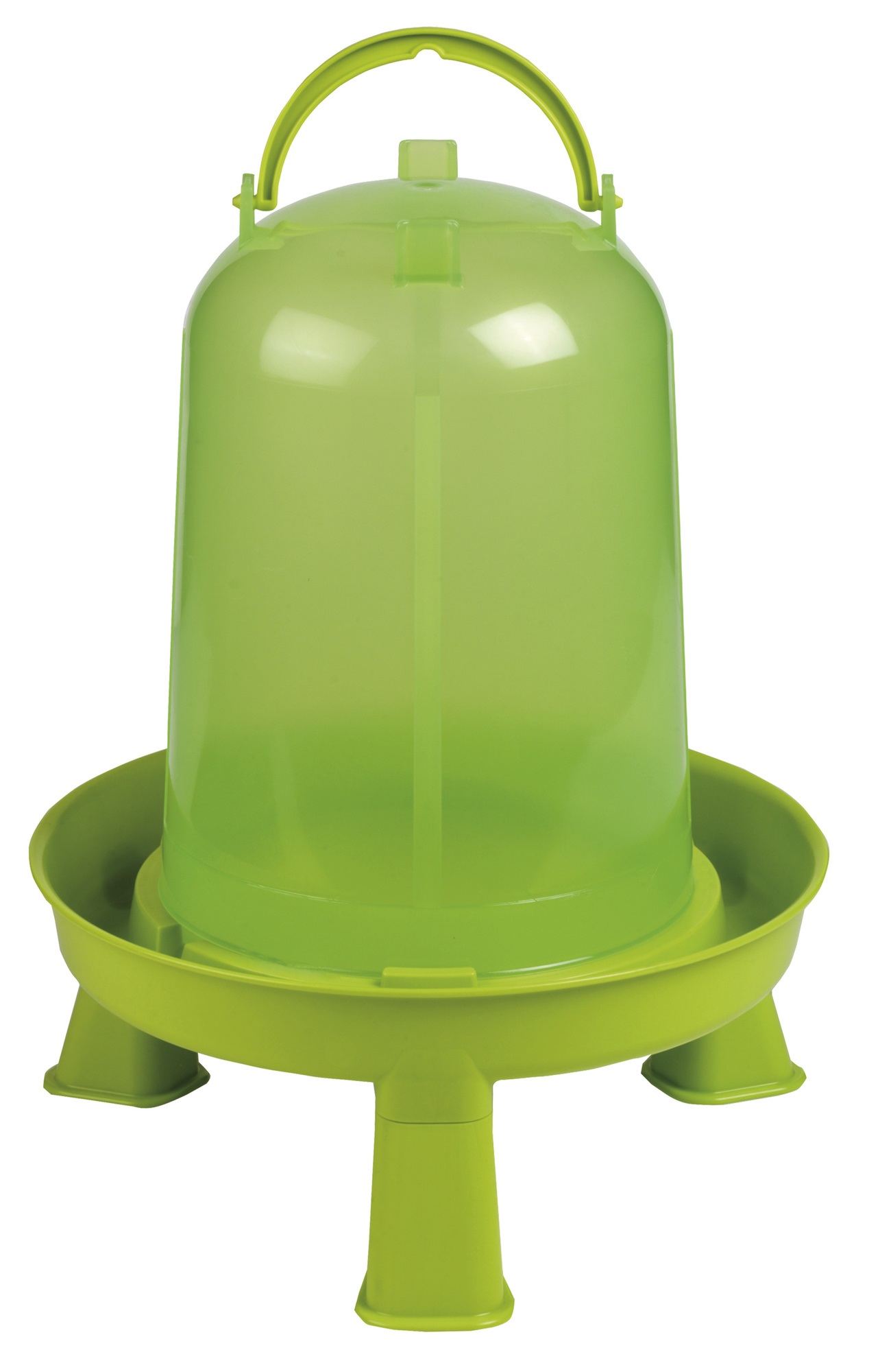 Pluimvee drinktoren op pootjes groen, 8L
