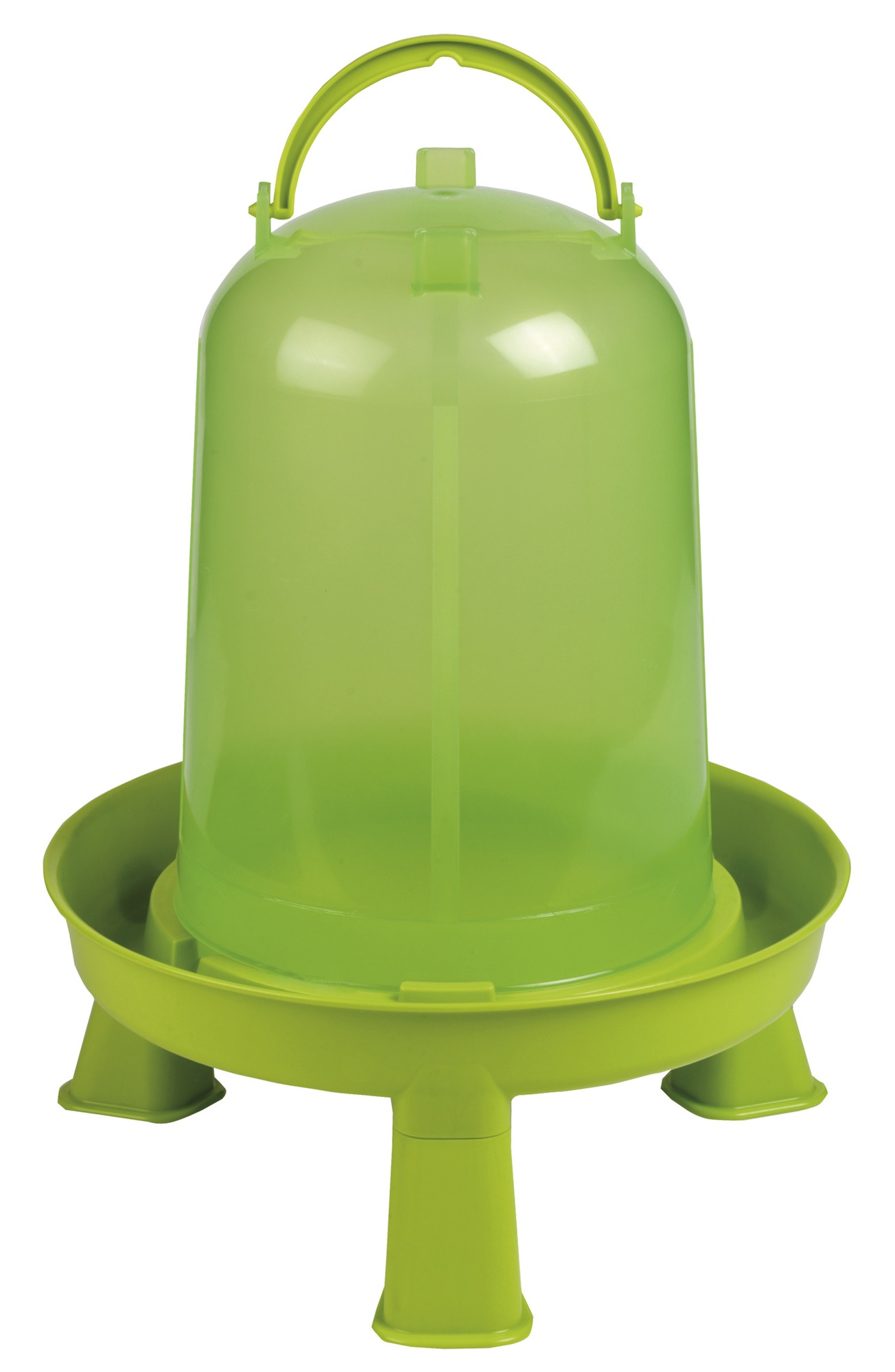Pluimvee drinktoren op pootjes groen, 10