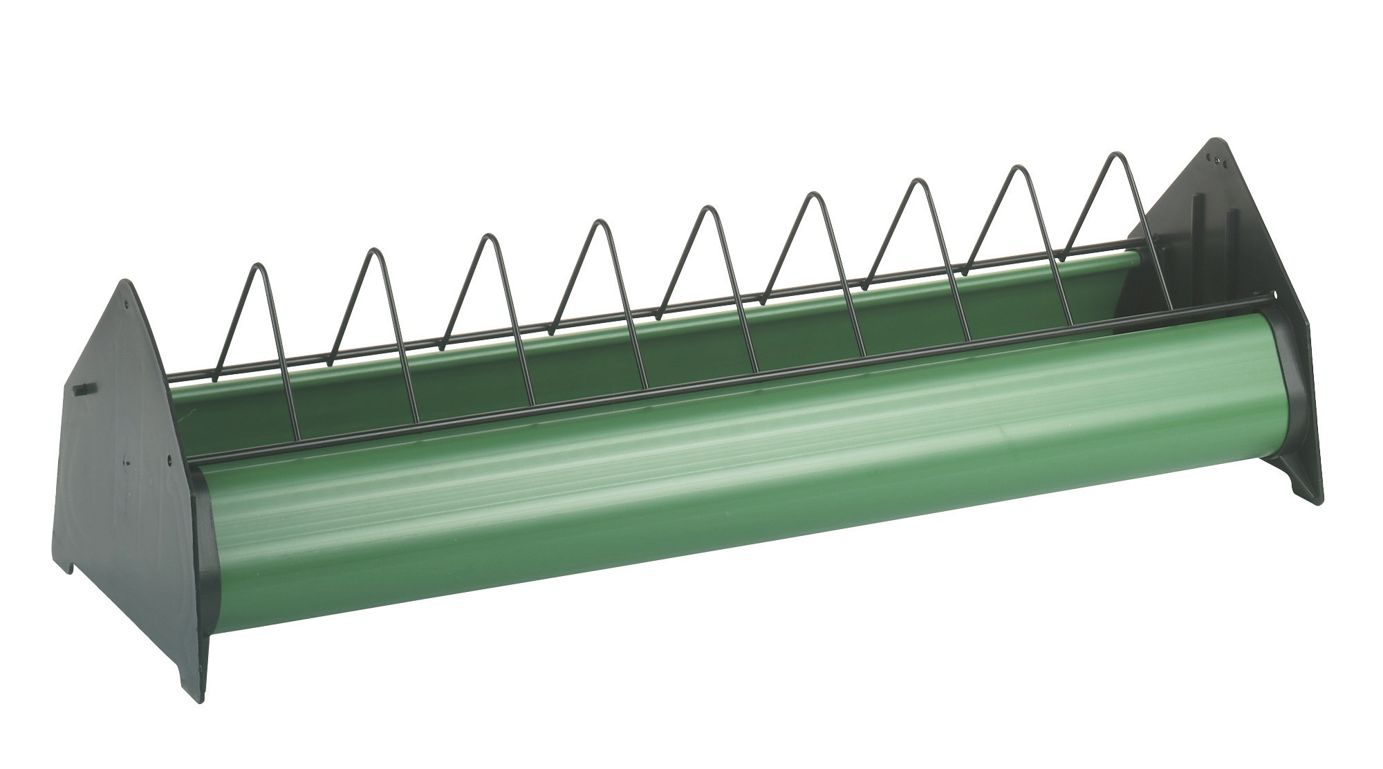 Voedertrog kippen groen, 100x20cm