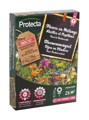 Bloemenmengsel Bijen en Vlinders, 25m