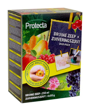 Bruine zeep + zuiveringszout Duo-pack