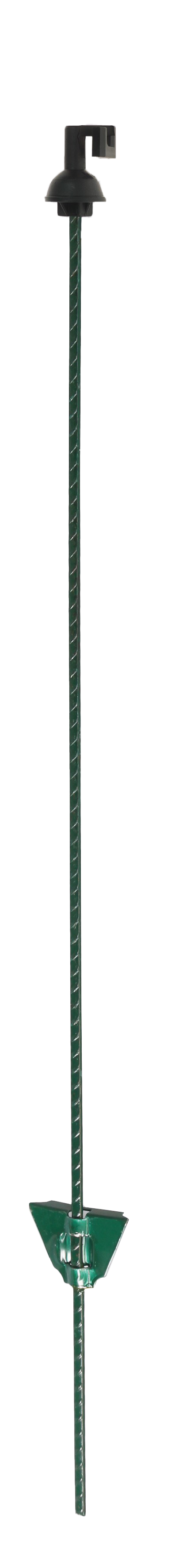 Palen veerstaal groen, 105cm, ovaal
