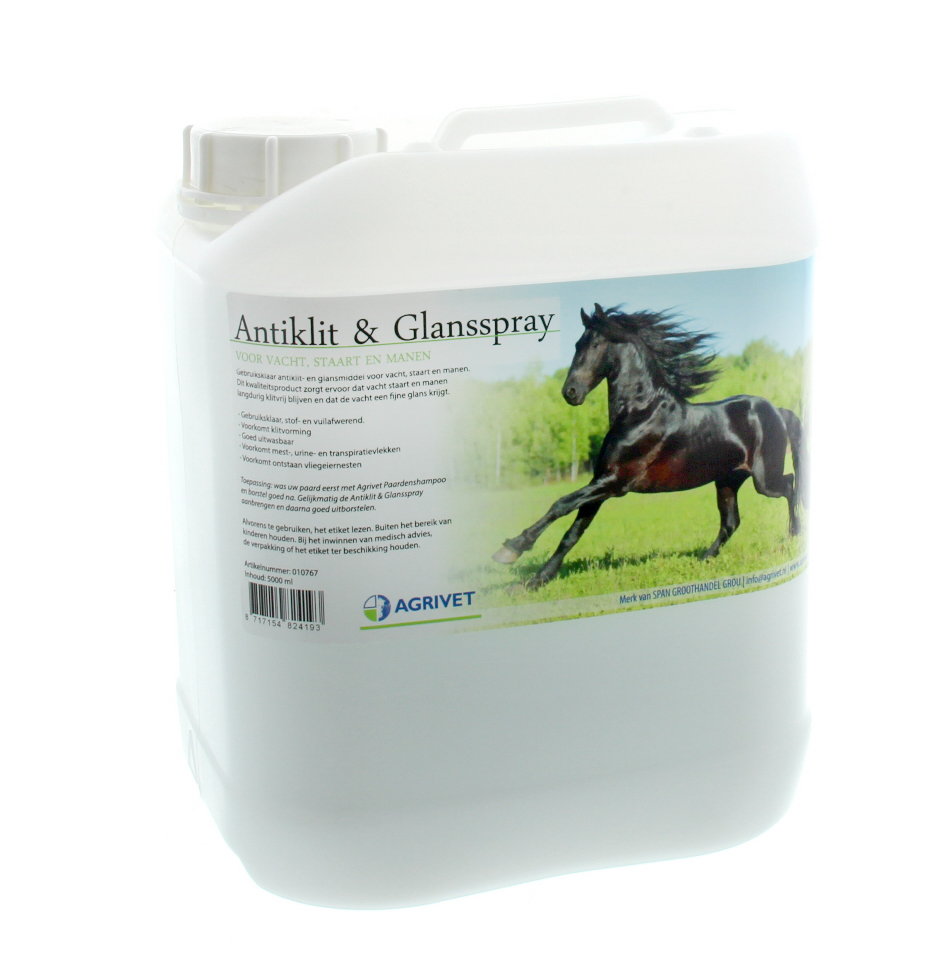 Agrivet Antiklit & Glansspray 5L