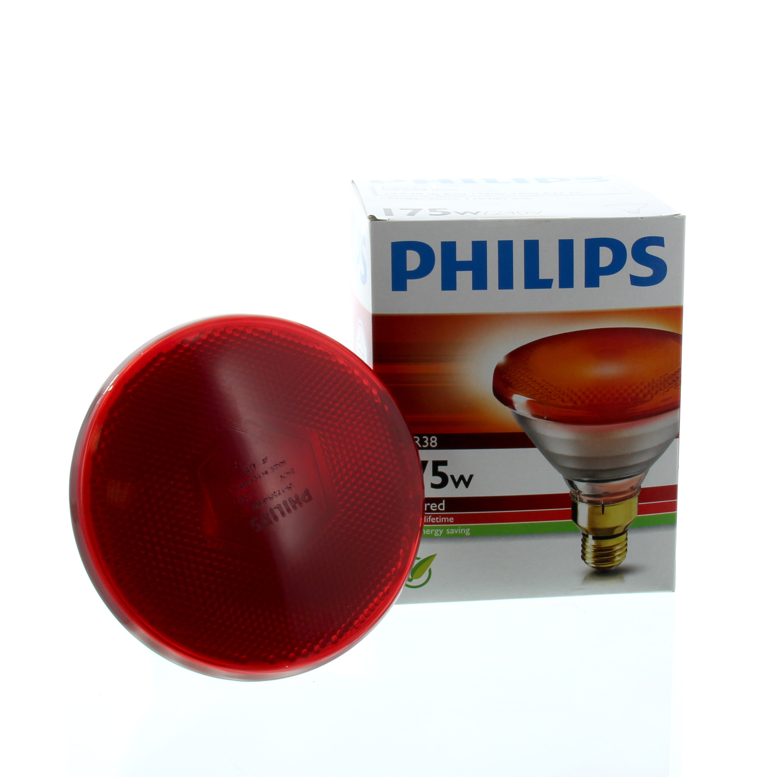 Warmtelamp rood, 175watt energiezuinig