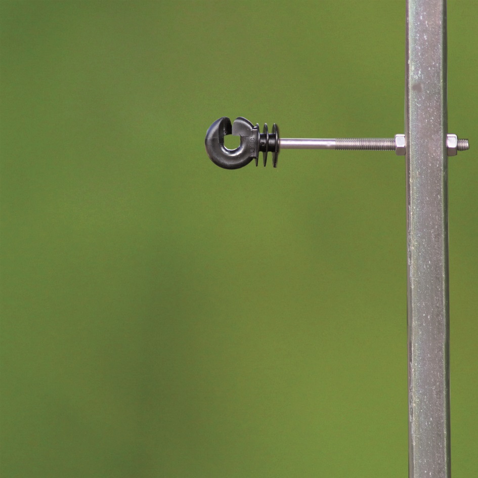 Ringisolator, halflang 10cm met M6 10 ST