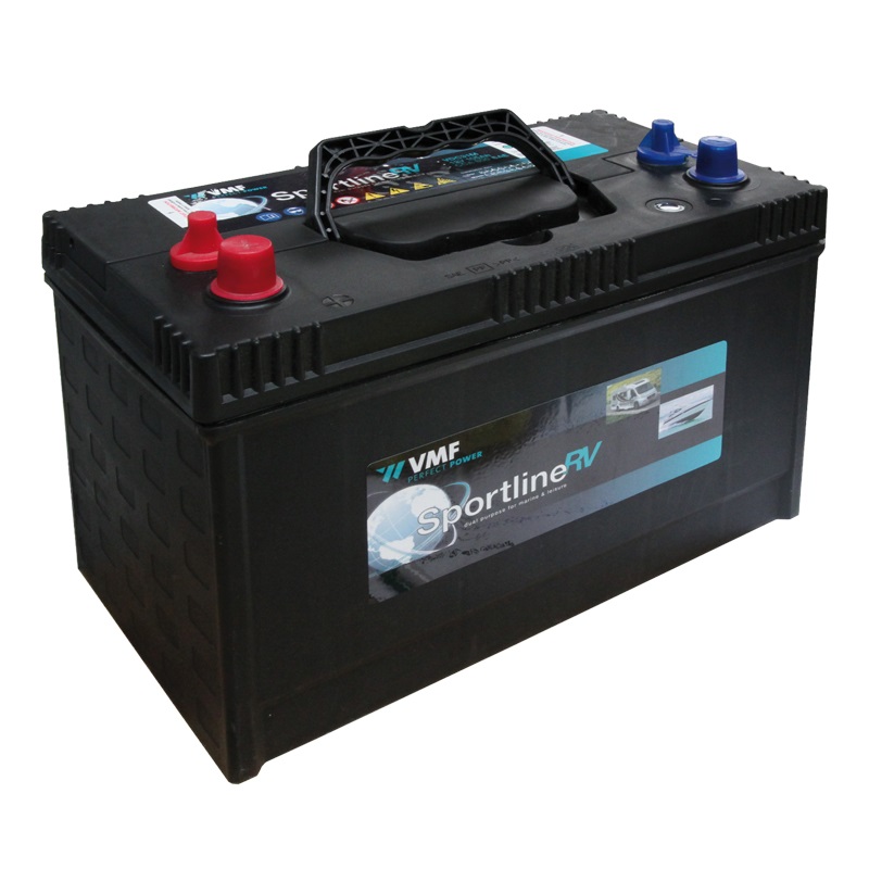 Tractieaccu, dubbele pool, 12V-105aH
