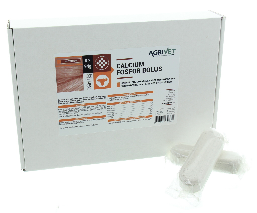 Agrivet Calcium Fosfor bolus 8st.