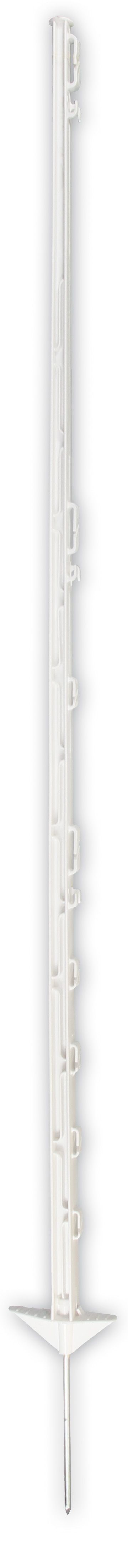 Palen kunststof wit 154 cm 10 stuks