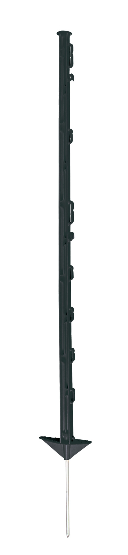 Palen kunststof zwart 154 cm 10 stuks