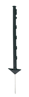 Palen kunststof zwart 75 cm 10 stuks