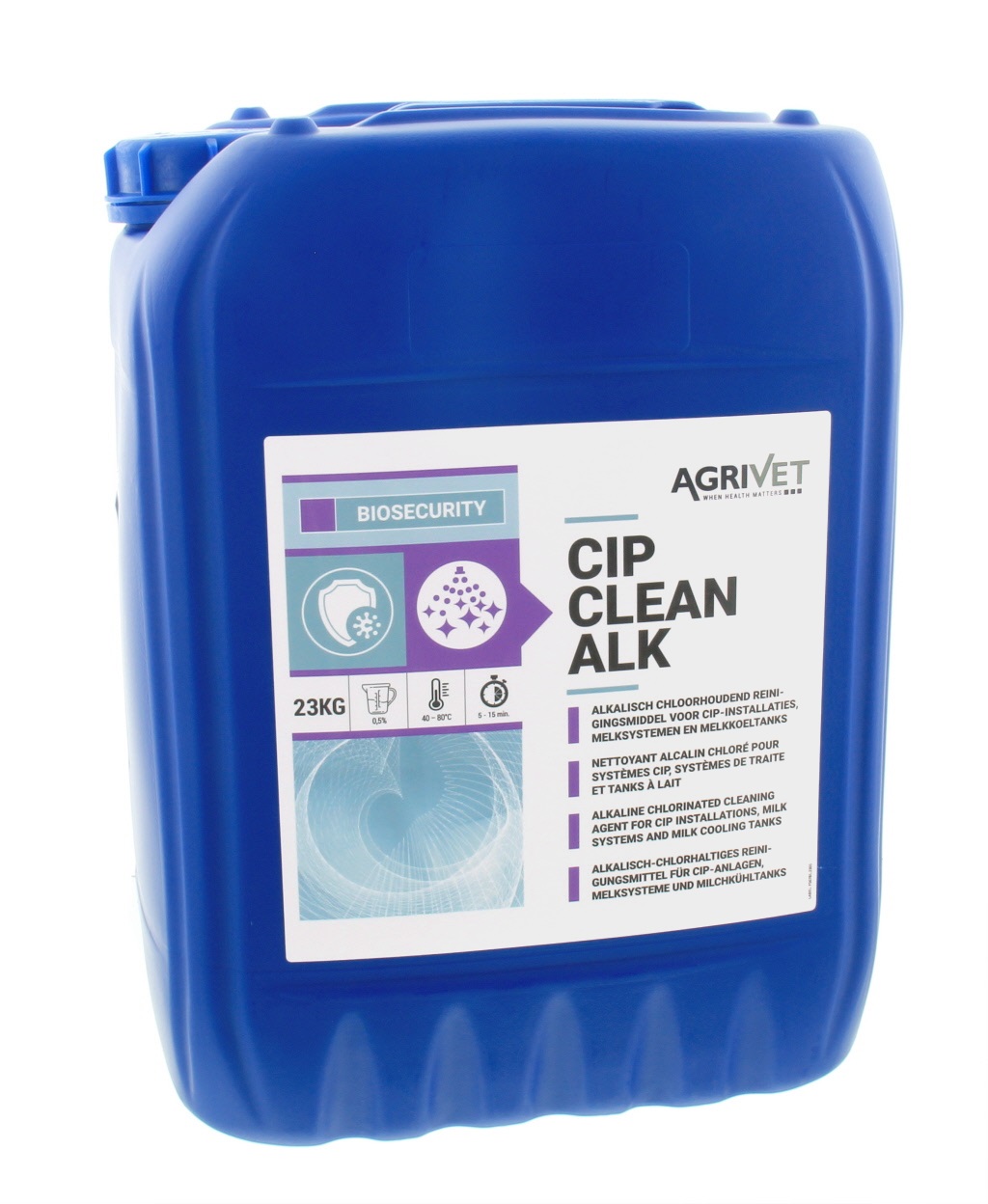 Agrivet CIP Clean Alk 23KG NlFrEnDe