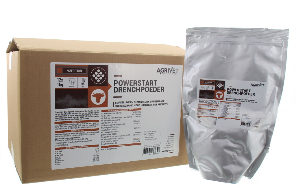 Agrivet Powerstart drenchpoeder 12 x1 kg
