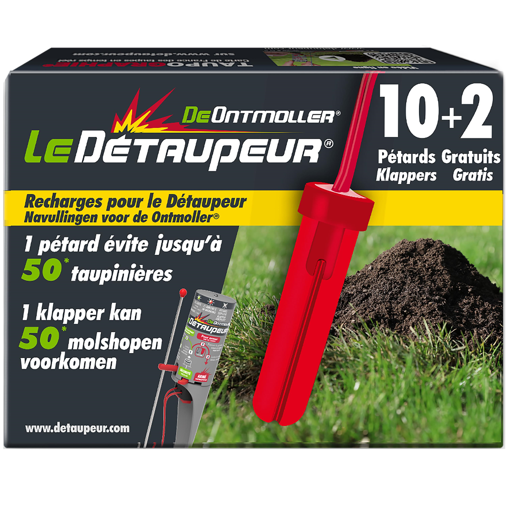 Navullig ontmoller 10+2 st winkelverkoop