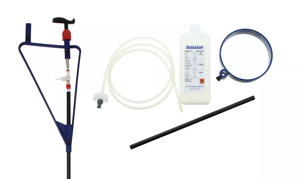 RESERVEBORSTEL, COMPLEET ROOD/BLAUW, TOT