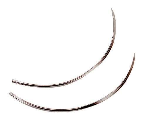 Hechtnaald gebogen 55mm,1.1mm 12pcs
