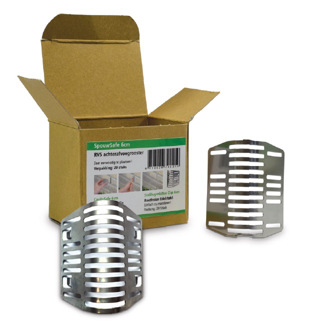 Spouwsafe voegrooster 6cm, 1st