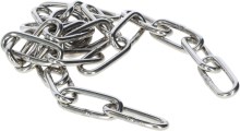 Ophangketting met ring 4mm, 75cm
