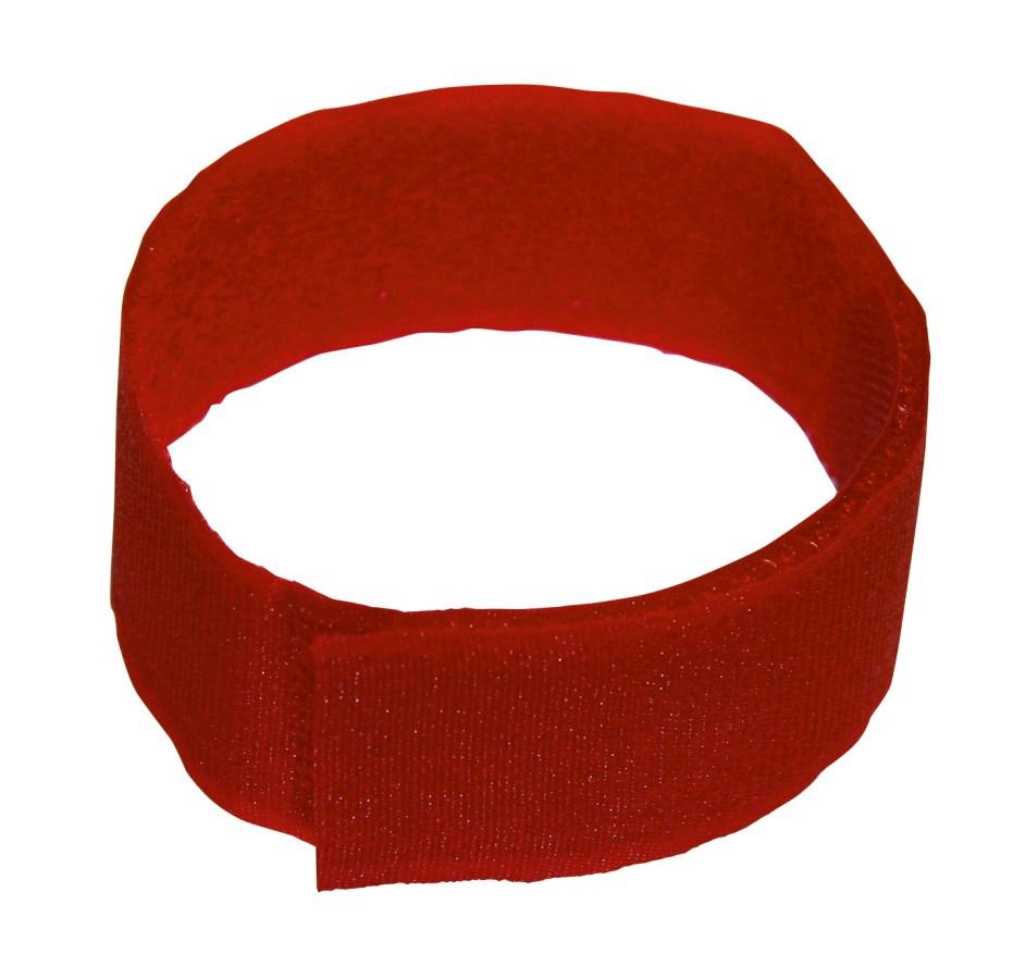 Merkbanden klit rood 36cm 10st blister