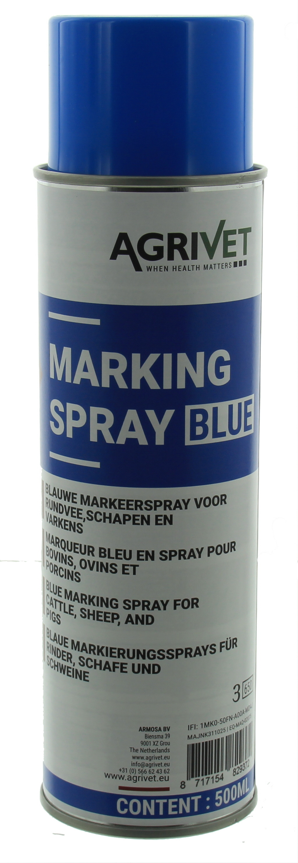 Agrivet Marking Spray Blue 500ml