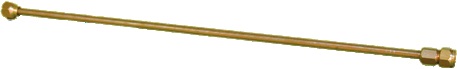 Verlenglans 100cm met schroefkopp.