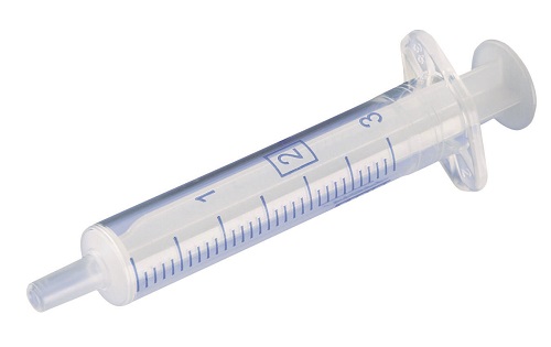 WW-injectiespuit 2/3ml Luer 2 delig 100s