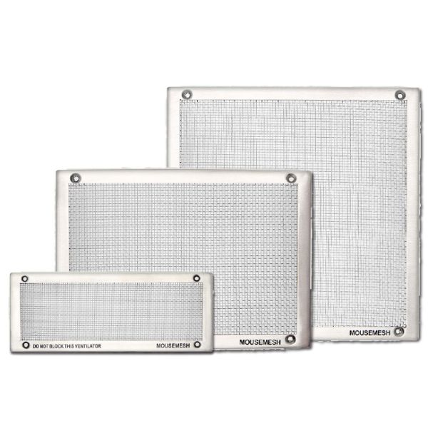 Luchtrooster medium RVS, 245x170mm