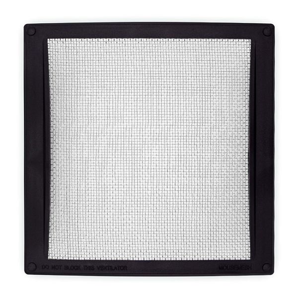 Luchtrooster klein zwart, 245x95mm