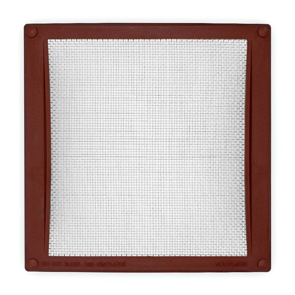 Luchtrooster groot bruin, 245x245mm